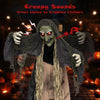 Lucktree 5.3 FT Halloween Animatronics Standing Hunchback Witch Decorations