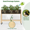 Lucktree 47”x23”x33” Wood Planter Box
