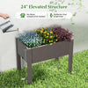 Lucktree Raised Garden Bed with Legs, Self-Watering Planter Box with Water Level Indicator