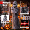 Lucktree 5.6 FT Animated Halloween Standing Weeping Woman Statue