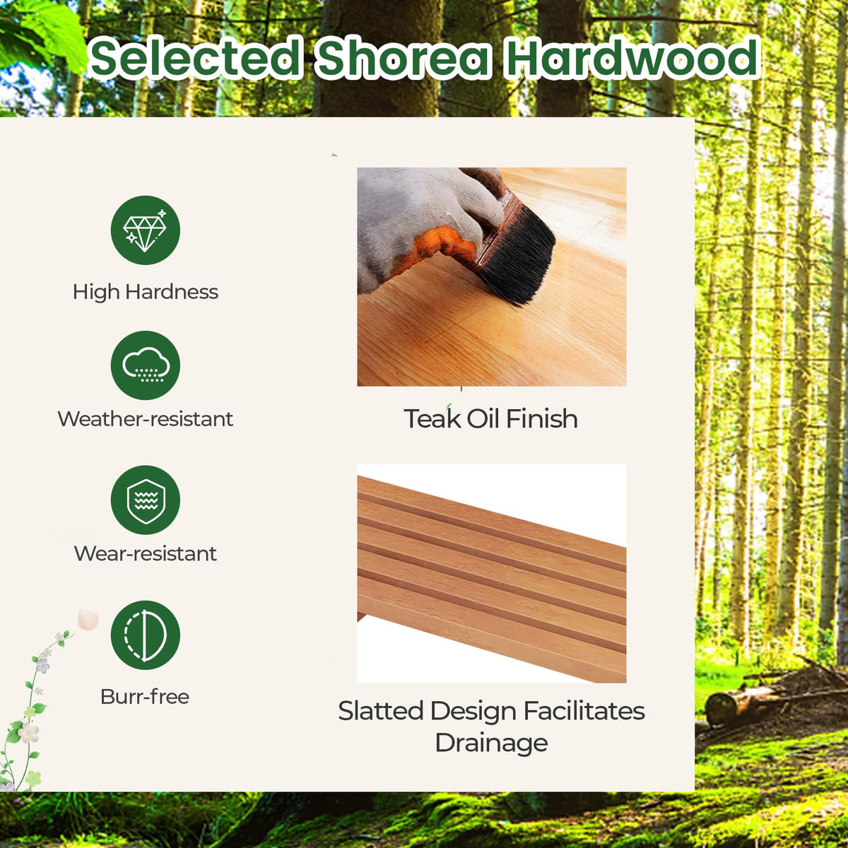 Lucktree Folding Potting Bench