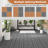 Lucktree 18/36 PCS Interlocking Deck Tiles - 12" x 12" Composite Decking Boards Waterproof All Weather