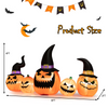 Lucktree 8 Ft Halloween Inflatable Pumpkin Family, Waterproof Halloween Yard Decoration with Built-in LED Lights, Sandbag