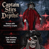9.4 FT Animated Halloween Hanging Pirate with Glowing Eyes