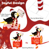 Lucktree 4.8 FT Christmas Lighted Penguin on Mailbox
