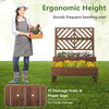 Lucktree Raised Garden Bed with Trellis