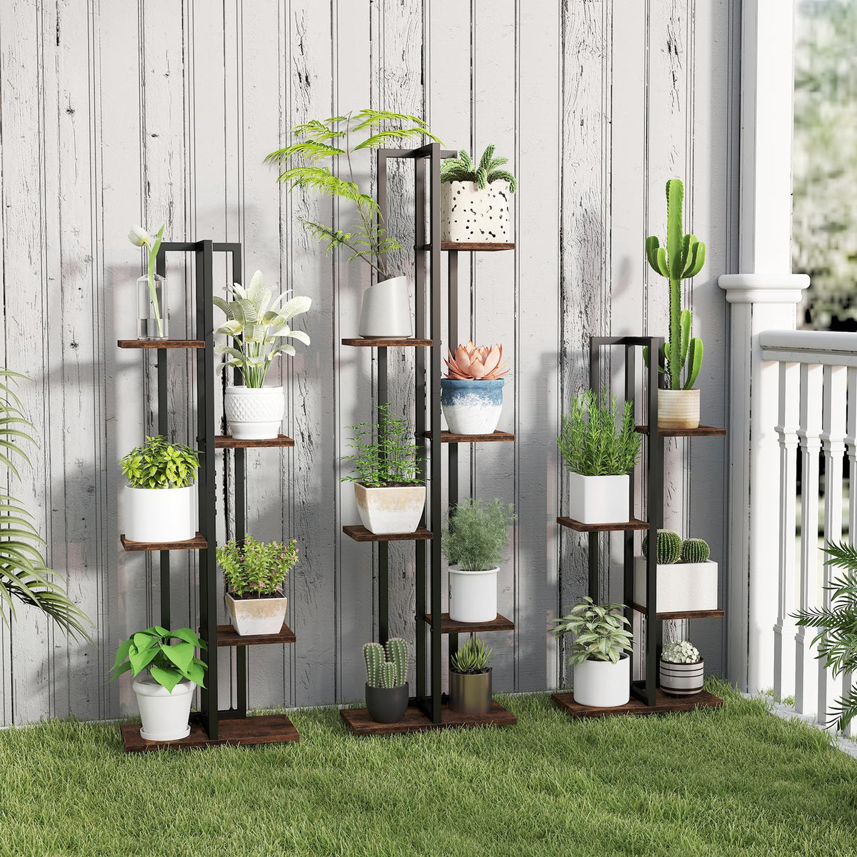 Lucktree 3 PCS Plant Stand Indoor Set