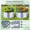 Lucktree 2 Pack Round Galvanized Raised Garden Bed Kit (2x2x1 FT)