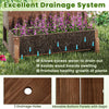 Lucktree Raised Garden Bed with Legs and Trellis