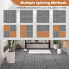 Lucktree Interlocking Deck Tiles 18/36 Pack - 12 x 12 in Composite Outdoor Flooring Covering All Weather Use