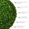 Lucktree 2 PCS 15.7 Inch Artificial Boxwood Topiary Balls - LucktreeUS
