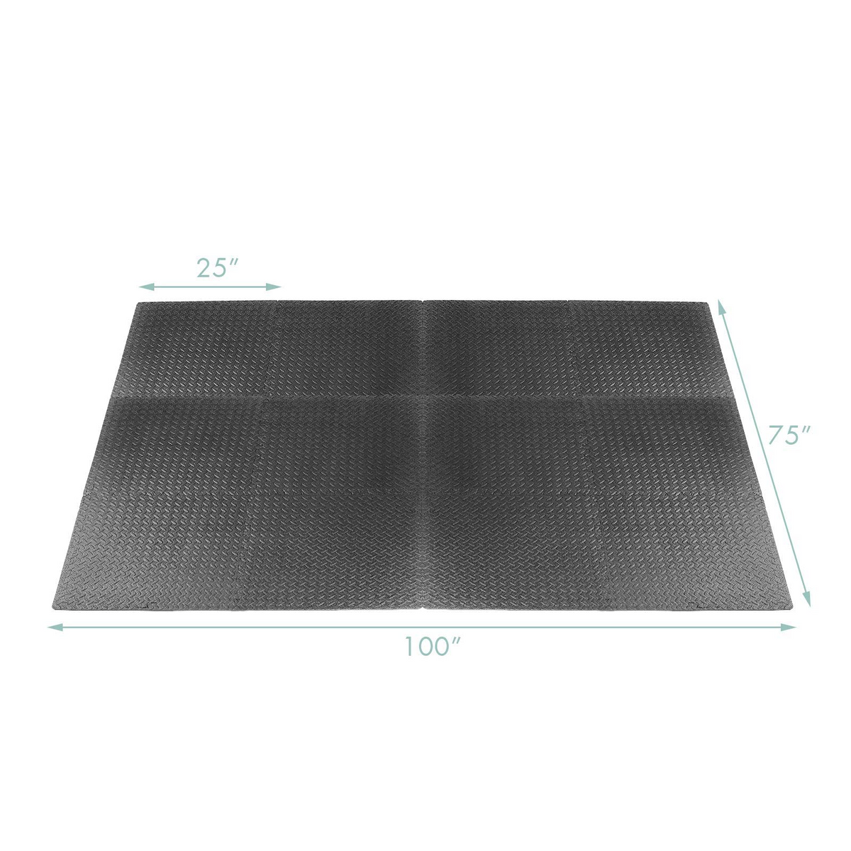 12 Pieces EVA Exercise Floor Mats - Lucktree