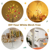 Lucktree 2FT Lighted Birch Tree, Artificial Small Tree White Christmas Tree - LucktreeUS