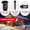 Lucktree Christmas Projector Lights Rotating Projection Lamp with 65° Adjustable Angle