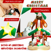 Lucktree 6.7 FT Christmas Inflatable Nativity Scene with LED Lights & Built-in Air Blower