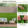 Lucktree Artificial Ivy Privacy Fence 2 Pack - 120" x 40" Artificial Hedges Fence