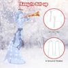 Lucktree 5 FT Lighted Trumpeting Angel, Light-up Christmas Angel with LED Lights