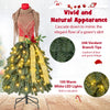Lucktree 5ft Pre-Lit Dress Form Christmas Tree with Female Mannequin Torso & Scarf