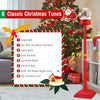 Lucktree 5 Ft Christmas Snow Globe Lantern | Musical Snowy Globe Street Lamp
