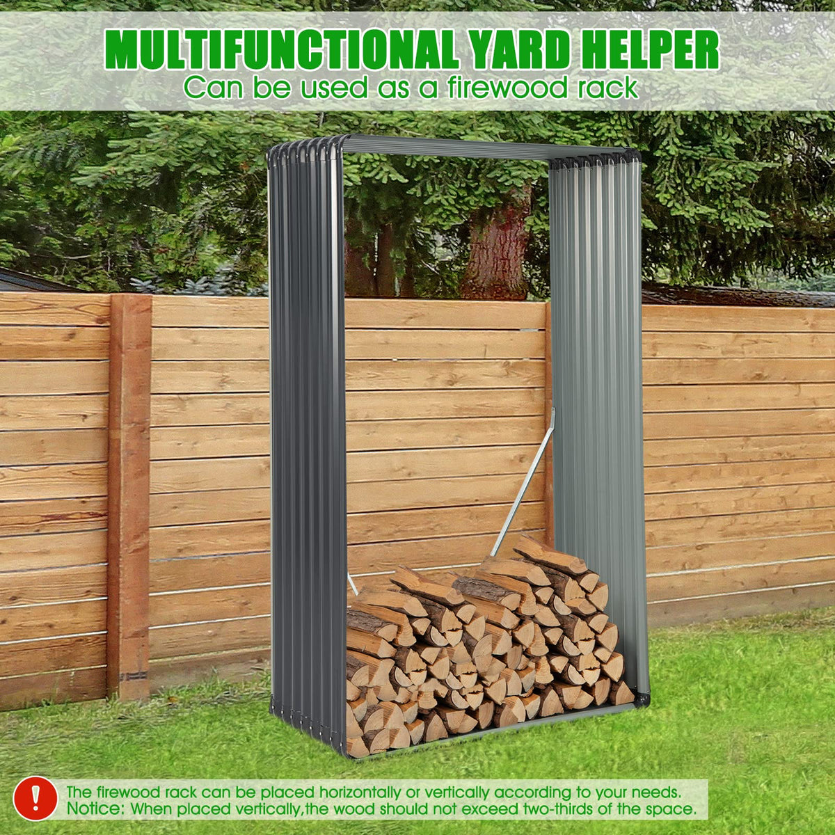 Lucktree Galvanized Raised Garden Bed
