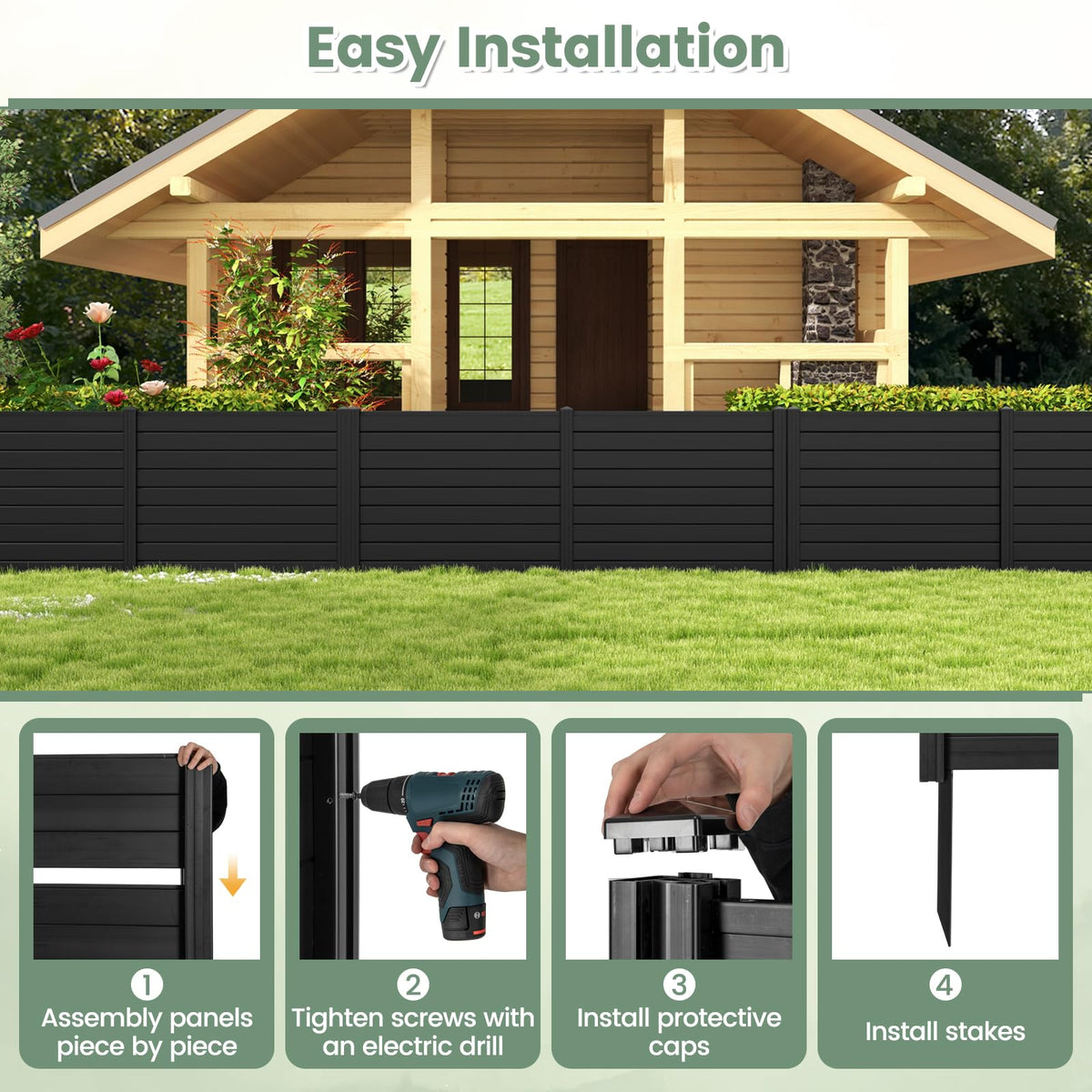 Lucktree Air Conditioner Fence