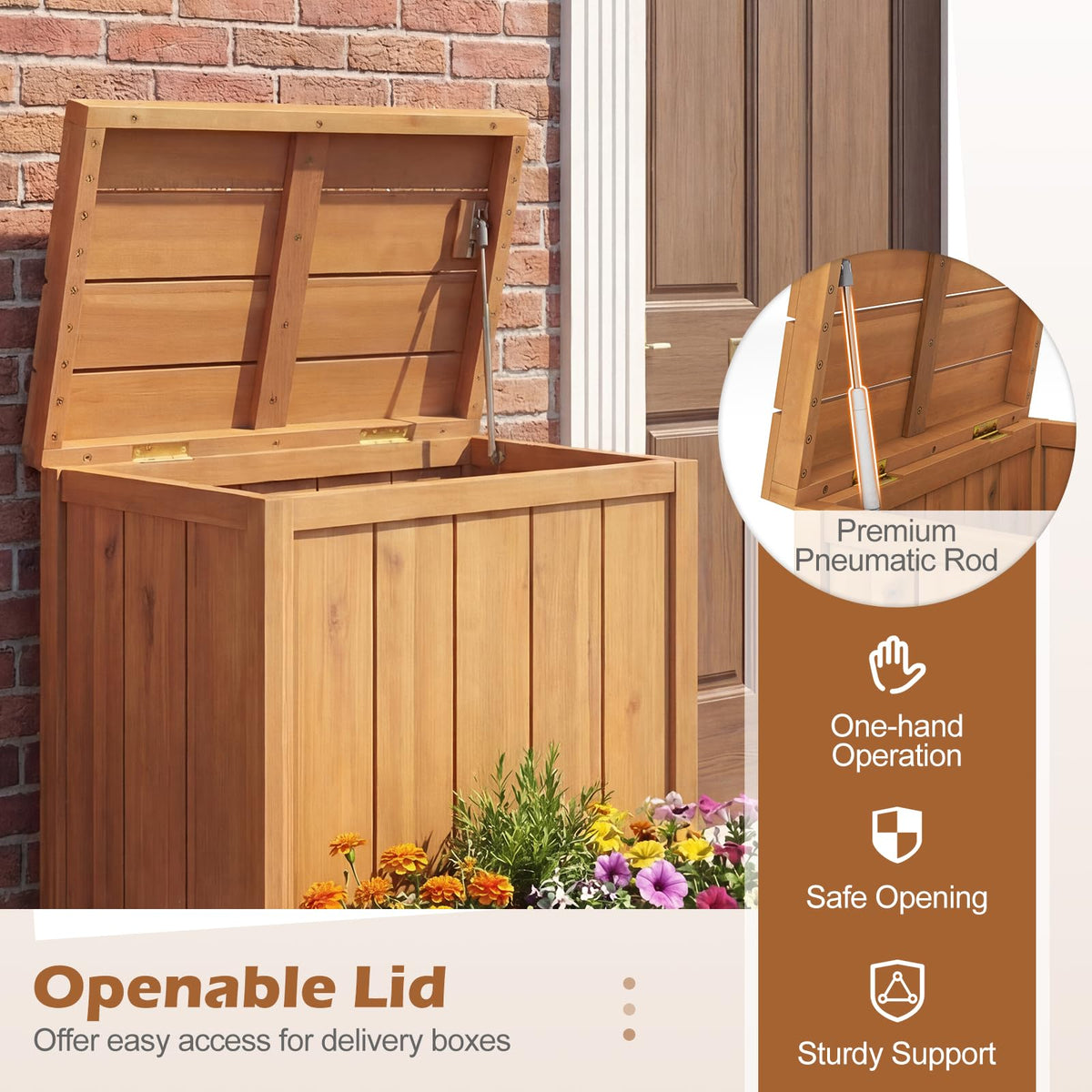 Lucktree Outdoor Planter with Storage Box