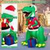 Lucktree 6.8 FT Inflatable Christmas Dinosaur