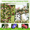 Lucktree 84'' Garden Arbor with Bird Feeding Station