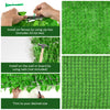 Lucktree 118" x 39.4" Artificial Hedges Fence Faux Ivy Vine Greenery Wall
