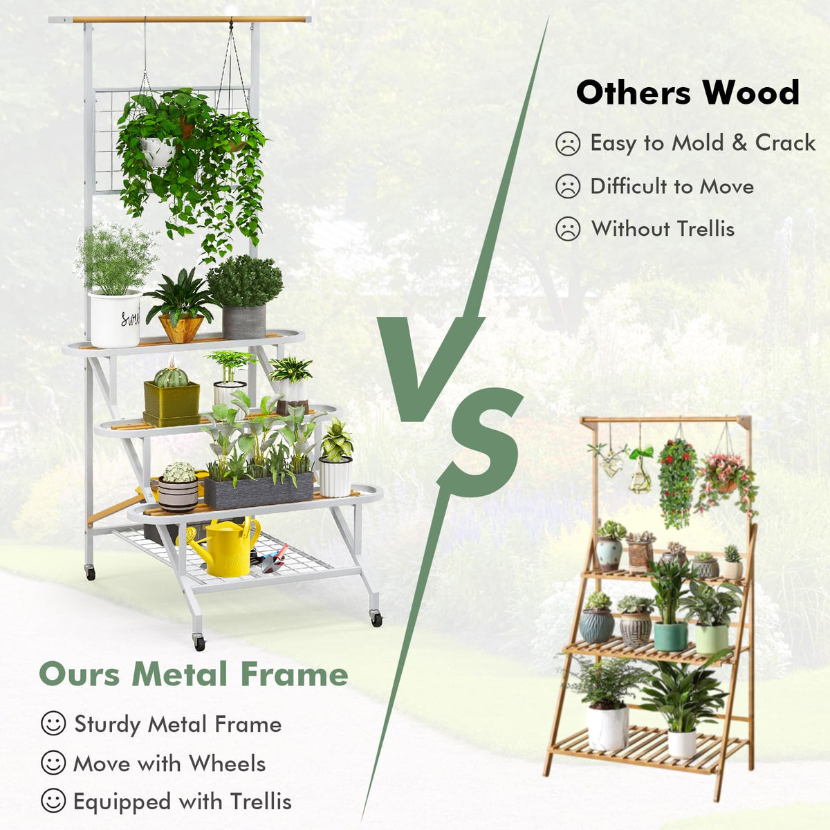 Lucktree Hanging Plant Stand Indoor