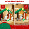 Lucktree 6.7 FT Christmas Inflatable Nativity Scene with LED Lights & Built-in Air Blower