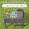 Lucktree Raised Garden Bed with Legs, Self-Watering Planter Box with Water Level Indicator