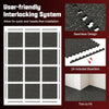 Lucktree 0.55" Thick Foam Interlocking Floor Tiles with Boarders