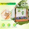 Lucktree Raised Garden Bed with Trellis and Hanging Roof