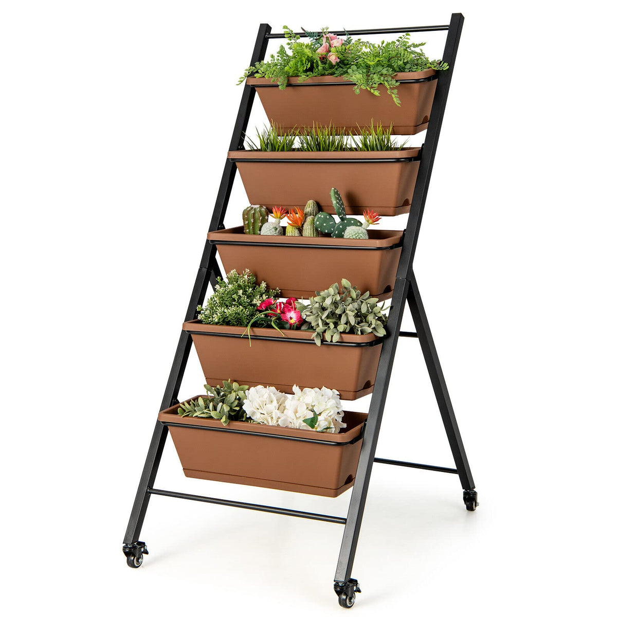 Lucktree Vertical Planter Raised Bed on Wheels