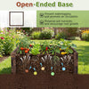 Lucktree 23" x 23" Square Wooden Raised Garden Bed (1/2)