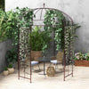 Lucktree Birdcage Shape Garden Arbor, 8.4ft High x 7ft Wide