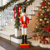 Lucktree 4' Christmas Nutcracker w/High Hat Beautiful Scepter Uniform & Boots