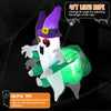 Lucktree 3.6 FT Halloween Inflatable Ghost Broke Out from Window