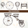 Lucktree Metal Bicycle Planter
