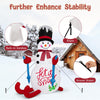 Lucktree 6 FT Lighted Christmas Inflatable Skiing Snowman