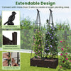 Lucktree Raised Garden Bed with Wheels & Tomato Cage