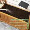 Lucktree Raised Garden Bed with Arch Lattice Trellis, for Climbing Vine Flower Vegetable