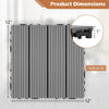 Lucktree Interlocking Deck Tiles 18/36 Pack - 12 x 12 in Composite Outdoor Flooring Covering All Weather Use