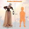 Lucktree Halloween Animatronic, Talking Zombie Maid in Lantern