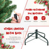 Lucktree Pre-Lit Slim Pencil Christmas Tree Slender Holiday Tree for Home Office Decoration