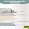 Lucktree Full Length Mirror Wall Mounted , 43 x 15 Inch Rectangle Frameless Mirror w/Beveled Edge, Wall Dressing Mirror