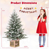 Lucktree 4 FT Pre-lit Entrance Christmas Tree with 231 Branch Tips and 100 LED Lights