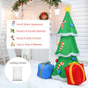6FT Inflatable Christmas Tree w/Gift Boxes Blow Up Lighted Outdoor Decoration