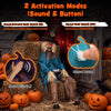 5.2 FT Animated Halloween Sitting Scary Scarecrow Decoration
